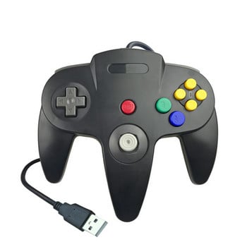 N64 USB Ενσύρματο Gamepad για Nintendo 64 Host N64 Controller Gamepad Joystick Classic 64 Παιχνίδια κονσόλας για υπολογιστή Windows/Mac