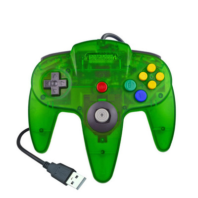 N64 USB vezetékes játékvezérlő Nintendo 64 Host N64 Controller Gamepad Joystick Classic 64 konzolos játékok Windows PC/Mac számítógéphez