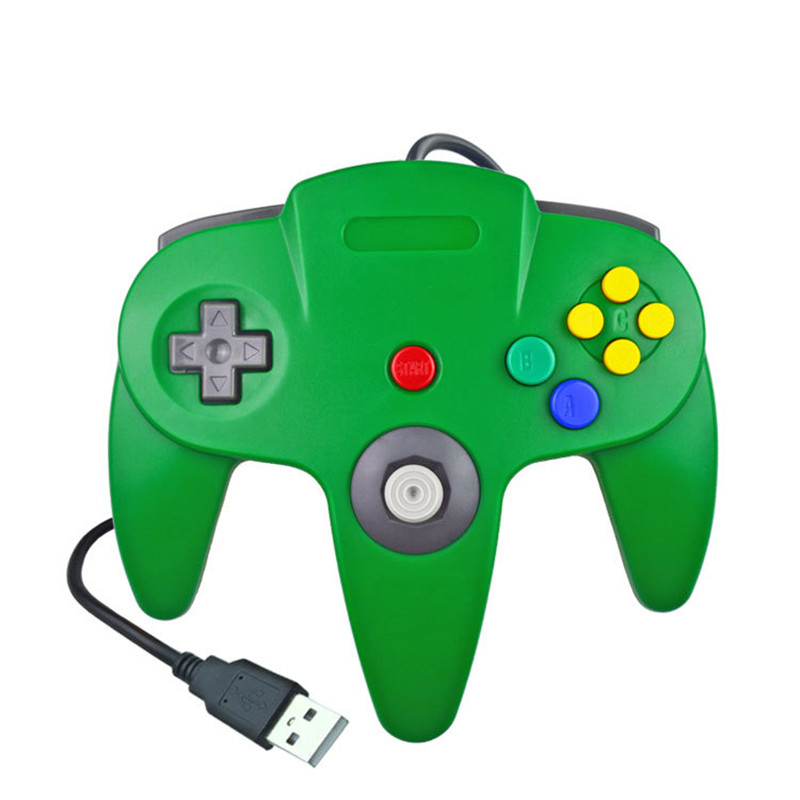 N64 USB vezetékes játékvezérlő Nintendo 64 Host N64 Controller Gamepad Joystick Classic 64 konzolos játékok Windows PC/Mac számítógéphez