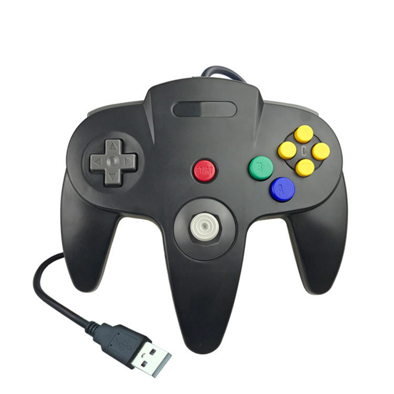 N64 USB vezetékes játékvezérlő Nintendo 64 Host N64 Controller Gamepad Joystick Classic 64 konzolos játékok Windows PC/Mac számítógéphez