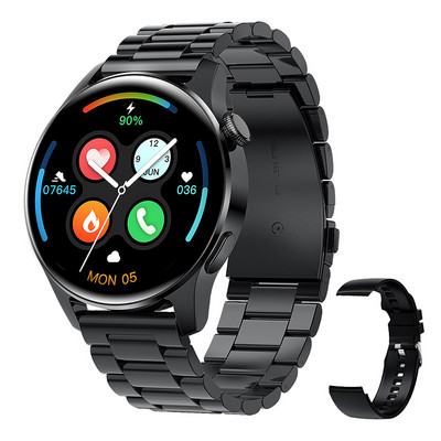 ChiBear 2022 Nou Bluetooth Call Smart Watch Ceas cu ecran HD de 1,28 inch Tracker sport Fitness Tracker rezistent la apă Ceas inteligent bărbați femei