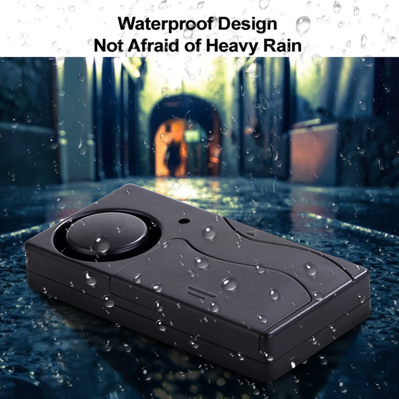 Telecomandă fără fir de securitate pentru biciclete Senzor de vibrații Sistem de alarmă de avertizare Memento anti-pierdere pentru motociclete Detector de alarmă SOS