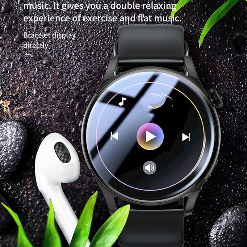 2022 Νέο Έξυπνο Ανδρικό ρολόι 1,28" HD Screen Sport Fitness Tracker Bluetooth Call Music Player Men Smartwatch για Huawei Xiaomi+Box