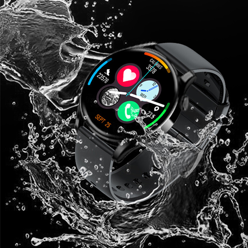 2022 Νέο Έξυπνο Ανδρικό ρολόι 1,28" HD Screen Sport Fitness Tracker Bluetooth Call Music Player Men Smartwatch για Huawei Xiaomi+Box