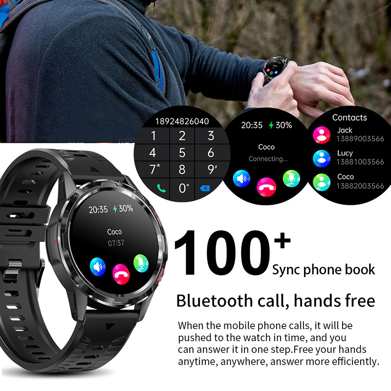 ChiBear 2023 Nou Bluetooth Call Smart Watch Femei 100+ Sincronizare agenda telefonică Sport Fitness Tracker Sport Rezistent la apă Smartwatch Bărbați