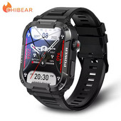 Ceas inteligent HD cu ecran mare de 1,85“ pentru bărbați Baterie mare de 400 mAh Asistent vocal AI Tracker fitness Apel Bluetooth Ceas inteligent sport pentru bărbați