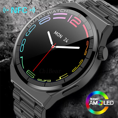 Нов NFC Smart Watch2022 Bluetooth Calling Smartwatch GPS Sport Track Watch Мъже Жени Фитнес водоустойчива гривна Персонализиран циферблат+кутия