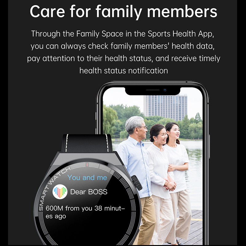 Noul ceas inteligent NFC2022 Bluetooth cu apelare Smartwatch GPS Sport Track Ceas Bărbați Femei Fitness Brățară rezistentă la apă Cadran personalizat + Cutie