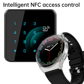 Нов смарт часовник NFC 2022 Безжично зареждане Smartwatch Bluetooth разговори Часовници Мъже Жени Фитнес гривна Персонализиран циферблат+КУТИЯ