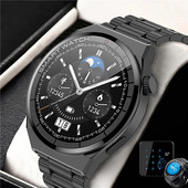 2022 Nové Bluetooth volanie Inteligentné hodinky pre mužov Športový náramok NFC Systém kontroly prístupu Vodotesné ciferník pre mužov Smartwatch na mieru