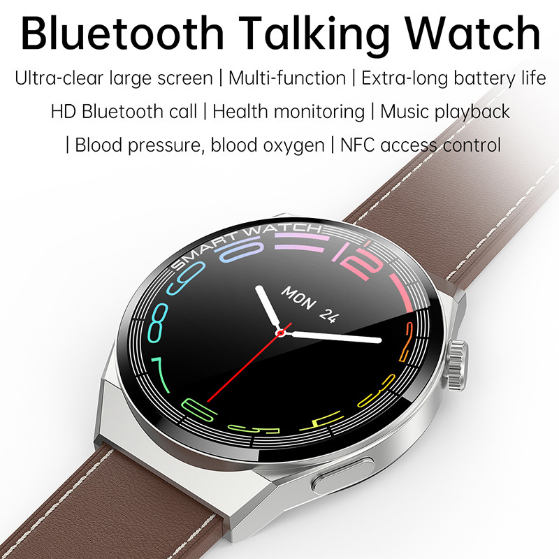 2022 Nové Bluetooth volanie Inteligentné hodinky pre mužov Športový náramok NFC Systém kontroly prístupu Vodotesné ciferník pre mužov Smartwatch na mieru