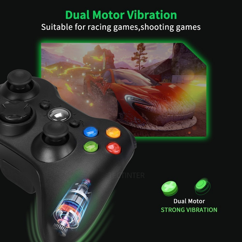 Za Xbox 360 Gamepad 2.4G bežični kontroler s PC prijemnikom Controle Za Microsoft Xbox 360 Game Joystick Za PC win7/8/10