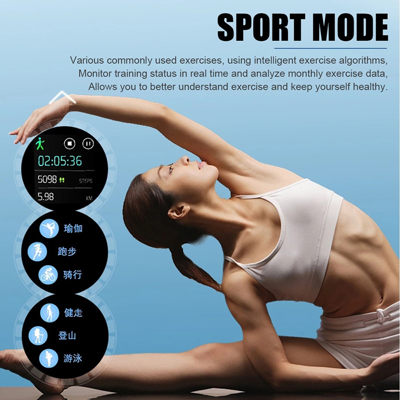 H10 Έξυπνο ρολόι Γυναικείο ανδρικό Bluetooth Κλήση smartwatch Man SportS Fitness Tracker Αδιάβροχο LED Full Touch Screen για Android ios