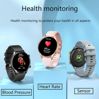 Νέο έξυπνο ρολόι 360*360 HD Bluetooth Κλήσεις Έξυπνο ρολόι για ανδρικά γυναικεία βραχιόλι αθλητικής φυσικής κατάστασης Προσαρμοσμένο ρολόι Πρόσωπο Ύπνος Καρδιακός ρυθμός