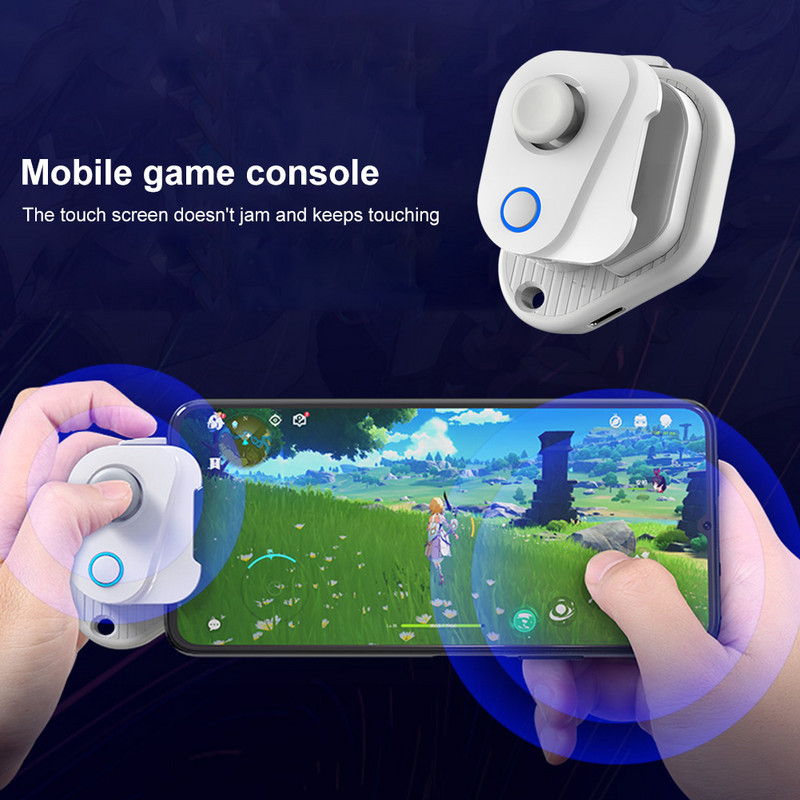 Joystick de joc mobil pentru Genshin Impact Pubg LOL compatibil Bluetooth 5.0 Gamepad Controler de jocuri Grip Rocker pentru iPhone