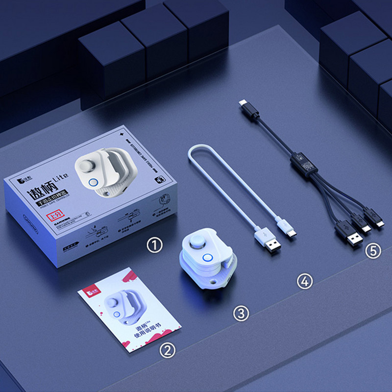 Joystick de joc mobil pentru Genshin Impact Pubg LOL compatibil Bluetooth 5.0 Gamepad Controler de jocuri Grip Rocker pentru iPhone