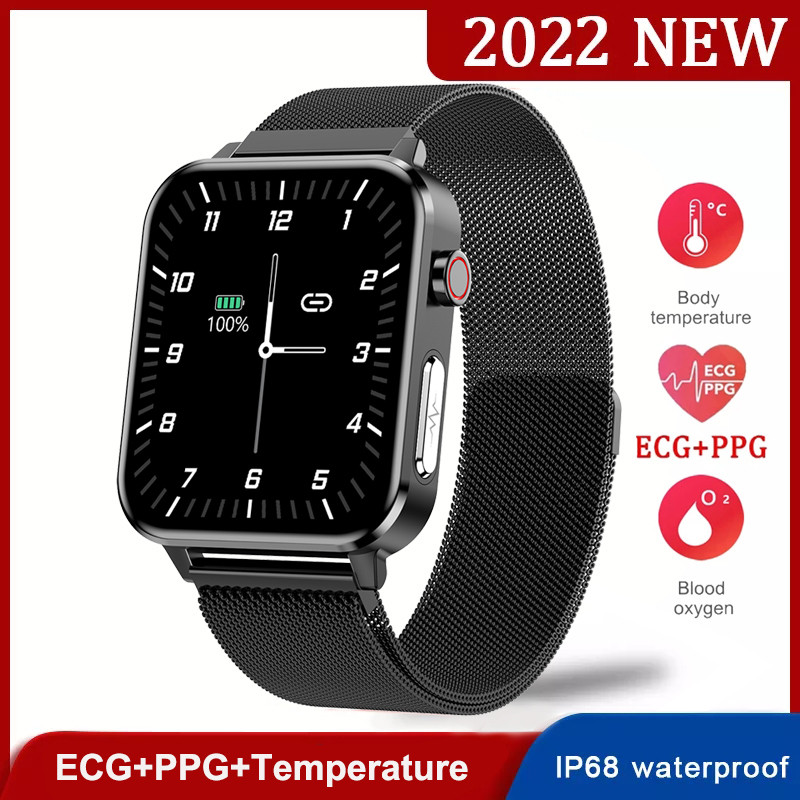 2023 Nové EKG Fitness Inteligentné hodinky Bluetooth Call Muži Monitor srdcovej frekvencie Krvný tlak Náramok Športové Vodotesné Ženy Inteligentné hodinky