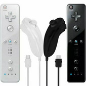 Motor de vibrație încorporat Gamepad fără fir pentru Nintend Wii Nunchuck Telecomandă Bluetooth Joystick Joypad pentru Nintend Wii