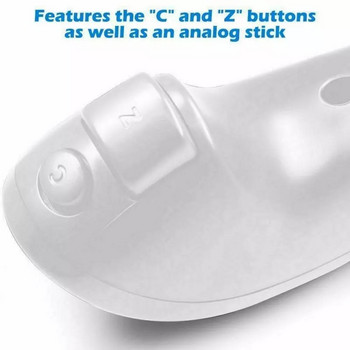 Ενσωματωμένο ασύρματο χειριστήριο παιχνιδιών με κινητήρα δόνησης για Nintend Wii Nunchuck Τηλεχειριστήριο Bluetooth Joystick Joypad για Nintend Wii