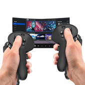 Pentru controlerele Oculus Quests Pro Husă din silicon Gamepad-uri portabile Carcasă de protecție anti-cădere Curea Joystick Accesorii VR