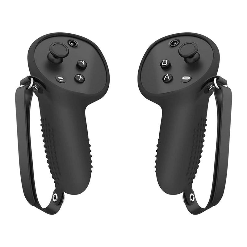 Pentru controlerele Oculus Quests Pro Husă din silicon Gamepad-uri portabile Carcasă de protecție anti-cădere Curea Joystick Accesorii VR