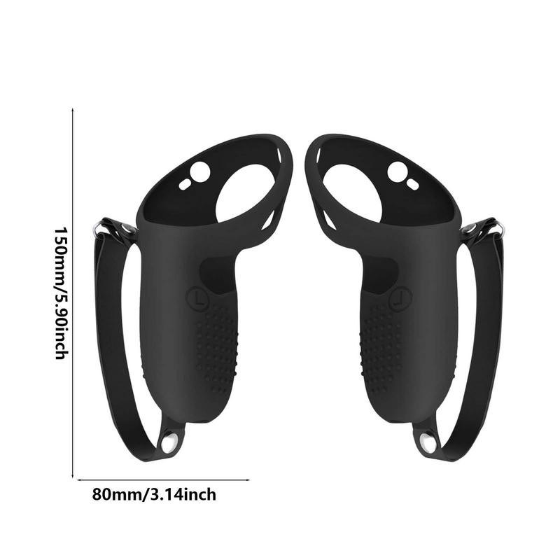 Pentru controlerele Oculus Quests Pro Husă din silicon Gamepad-uri portabile Carcasă de protecție anti-cădere Curea Joystick Accesorii VR