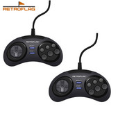 1 sau 2 buc. Controller Gamepad USB cu fir Retroflag pentru Rasbperry Pi 4 B/MEGAPi/NESPi/SUPERPi Carcasa/PC/Switch Windows Game Control