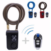 Blocare inteligentă antifurt pentru biciclete cu parolă Telecomandă fără fir Alarma de securitate portabilă pentru ciclism pentru biciclete în aer liber