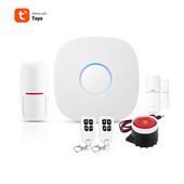 Kit sistem de alarmă pentru securitate la domiciliu fără fir 4G Tuya Alertă inteligentă de la distanță 120dB Sunet mare 433Mhz Senzor de mișcare PIR Detector de ușă deschisă