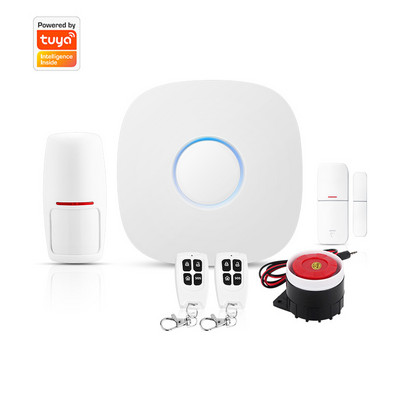 Kit sistem de alarmă pentru securitate la domiciliu fără fir 4G Tuya Alertă inteligentă de la distanță 120dB Sunet mare 433Mhz Senzor de mișcare PIR Detector de ușă deschisă