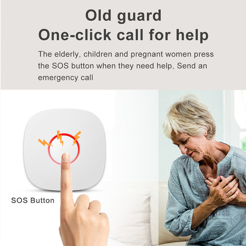 Kit sistem de alarmă pentru securitate la domiciliu fără fir 4G Tuya Alertă inteligentă de la distanță 120dB Sunet mare 433Mhz Senzor de mișcare PIR Detector de ușă deschisă