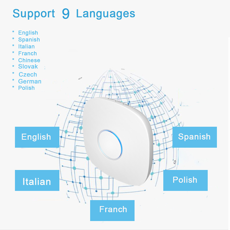 Kit sistem de alarmă pentru securitate la domiciliu fără fir 4G Tuya Alertă inteligentă de la distanță 120dB Sunet mare 433Mhz Senzor de mișcare PIR Detector de ușă deschisă