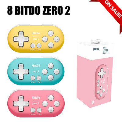 8Bitdo Zero 2 pentru controler de joc Gamepad wireless pentru Nintendo Switch/Raspberry PI/Steam/Win/macOS/Android Gamepad Joystick