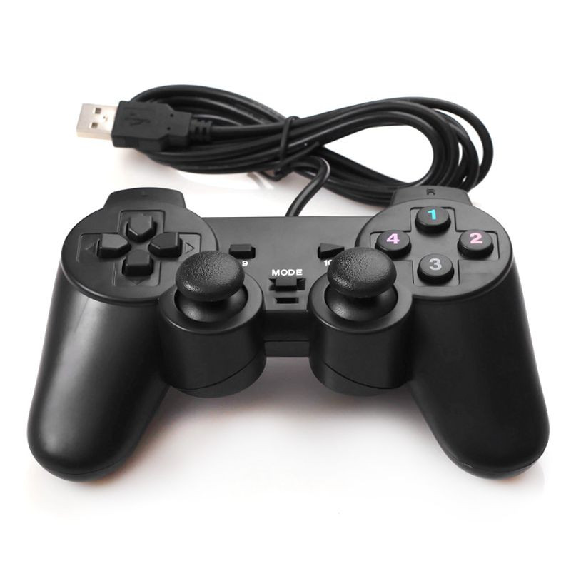 Vadu USB 2.0 spēļu kontrolieris Gamepad Kursorsvira Joypad personālajam klēpjdatoram Dropship