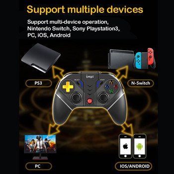 iPega PG-9218 Bluetooth безжичен геймпад за NS Switch Android Ios PC PS3 Pubg контролер Джойстик 2.4G приемник за игри