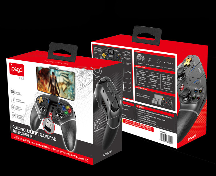 iPega PG-9218 Gamepad fără fir Bluetooth pentru NS Switch Android Ios PC PS3 Pubg Controller Joystick 2.4G Receptor Gaming