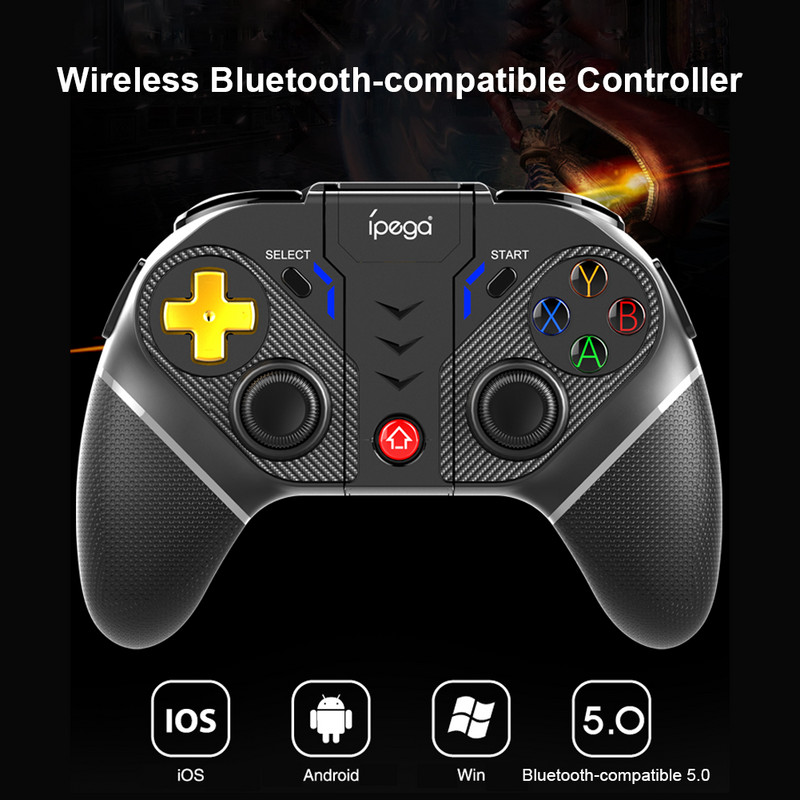 iPega PG-9218 Gamepad fără fir Bluetooth pentru NS Switch Android Ios PC PS3 Pubg Controller Joystick 2.4G Receptor Gaming