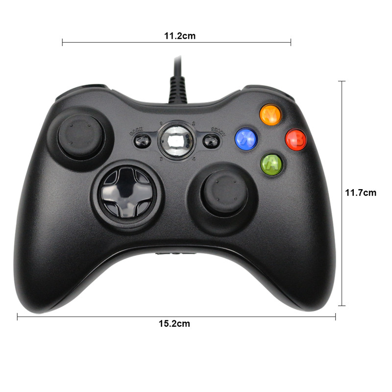 Controler prin cablu USB pentru Xbox 360 Joypad Vibrație Gamepad Joystick pentru controler PC pentru Windows 7/8/10