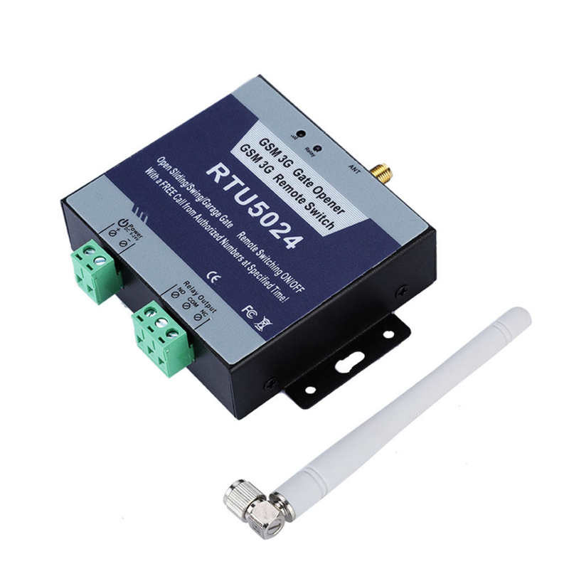 9-15VDC/2A GSM Deschizător de poartă de ușă Sistem de alarmă de acces Comutator de pornire/oprire la distanță Comandă SMS Apel gratuit Alarma GSM