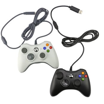 2022 Drop Shipping Ενσύρματο παιχνίδι USB για χειριστήριο Xbox 360 Joystick για Επίσημο ελεγκτή υπολογιστή Microsoft για Windows 7 8 10