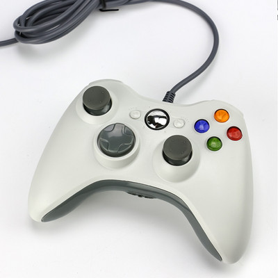 2022 Drop Shipping USB vezetékes játékvezérlő Xbox 360 kontrollerhez Joystick hivatalos Microsoft PC-vezérlőhöz Windows 7 8 10 rendszerhez