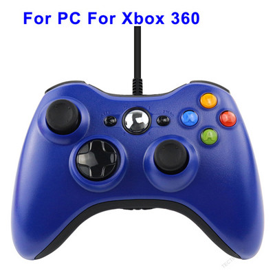 2022 Drop Shipping Ενσύρματο παιχνίδι USB για χειριστήριο Xbox 360 Joystick για Επίσημο ελεγκτή υπολογιστή Microsoft για Windows 7 8 10