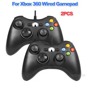 1/2 buc. Controller de joc cu fir pentru Xbox 360 Gamepad Joypad cu vibrație dublă pentru Windows 7/8/X Accesorii pentru jocuri PC