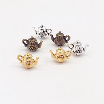 Υψηλής ποιότητας 15 τμχ Teapot Charms Fit DIY Hade Made βραχιόλι Κολιέ Σκουλαρίκι Γούρια Κατασκευή κοσμημάτων