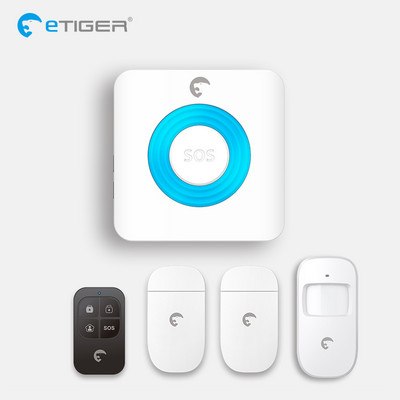 Sirenă inel de alarmă stroboscopică interioară fără fir Etiger ES-S6A