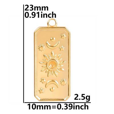 5 buc/lot Breloc cu fluture de animale de culoare aurie Ojo Turco Breloc din oțel inoxidabil pentru fabricarea de bijuterii, cap de craniu, ochi de stea, lună