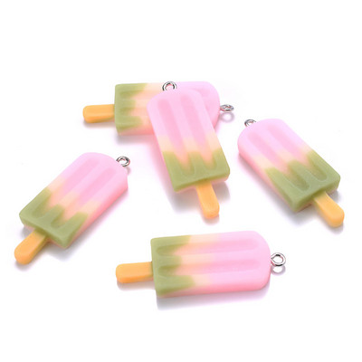 10 bucăți drăguț roșu acrilic căpșuni măr portocaliu mango fructe rășină pandantive brelocuri pentru bijuterii cercei colier accesoriu