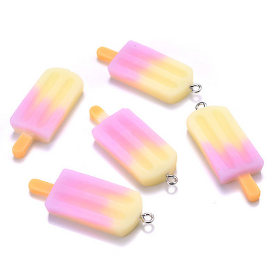 10 bucăți drăguț roșu acrilic căpșuni măr portocaliu mango fructe rășină pandantive brelocuri pentru bijuterii cercei colier accesoriu