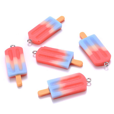 10 bucăți drăguț roșu acrilic căpșuni măr portocaliu mango fructe rășină pandantive brelocuri pentru bijuterii cercei colier accesoriu