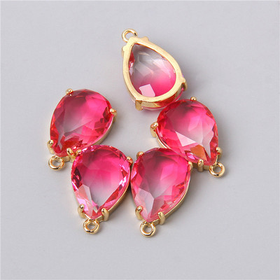 5 bucăți pandantiv cu bijuterii cu fațete colorate pentru vindecare, cristale naturale, pandantiv cu piatră de cuarț pentru fabricarea de bijuterii, accesorii de colier